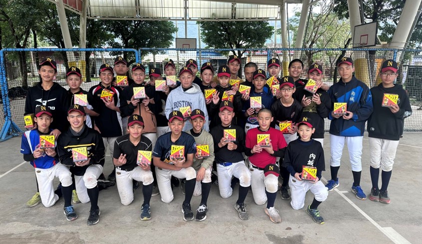 ＼02.05 支持宜蘭體育教育／⚾️贊助內城國中小棒球隊💪勁寶貝能量凍🏆