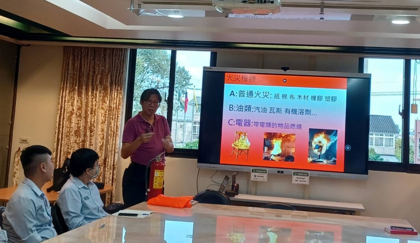 ＼10.13 消防講習／菌寶貝落實安全管理，提升同仁災害應變能力